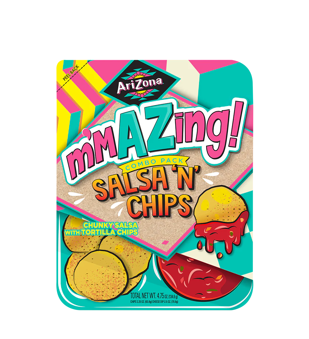 Arizona M’mazing Salsa ‘N’ Chips 4.75oz 12 Count