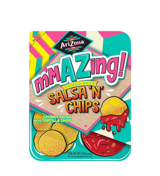 Arizona M’mazing Salsa ‘N’ Chips 4.75oz 12 Count