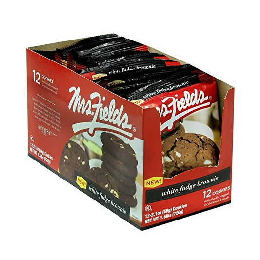 Mrs. Fields White Fudge Brownie 2.1oz 12 Count