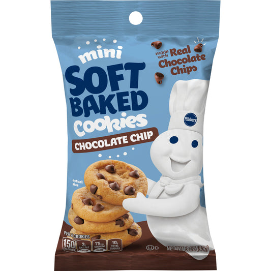 Pillsbury Mini Soft Baked Cookies Chocolate Chip 3oz 6 Count