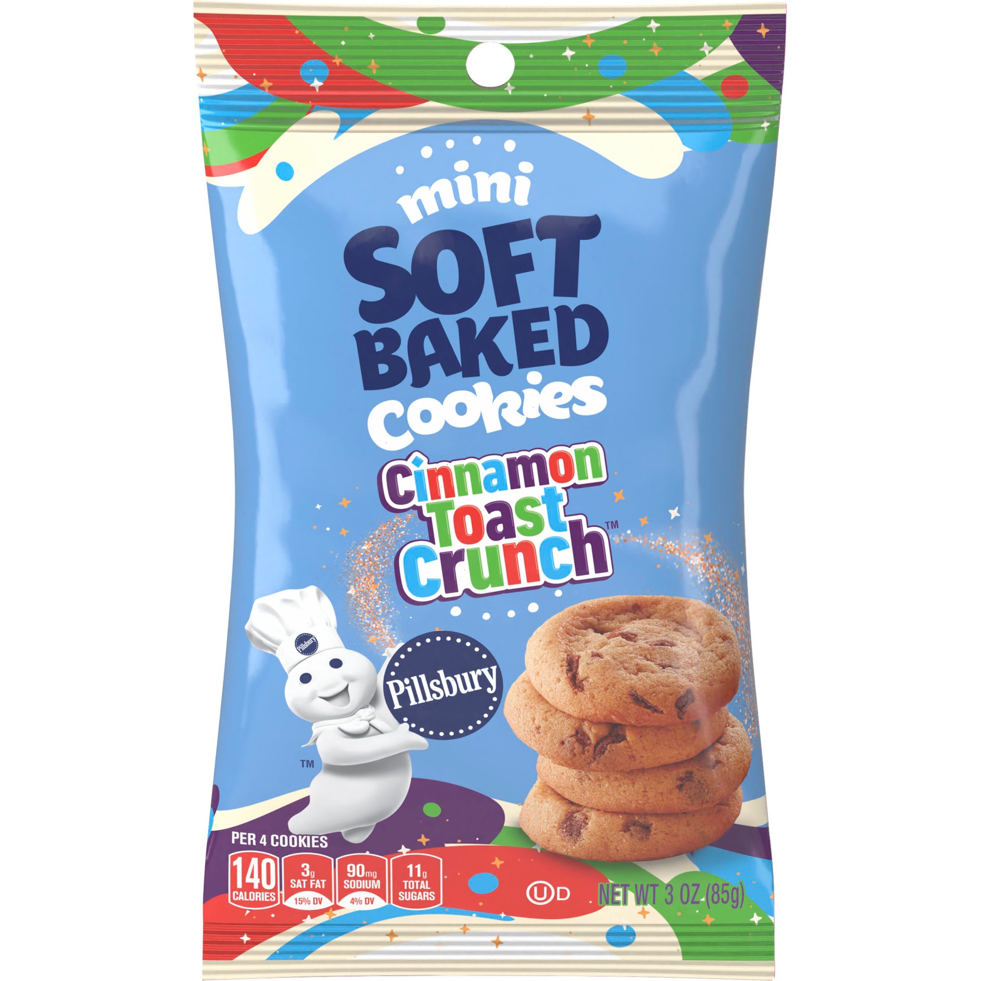 Pillsbury Mini Soft Baked Cookies Cinnamon Toast Crunch 3oz 6 Count
