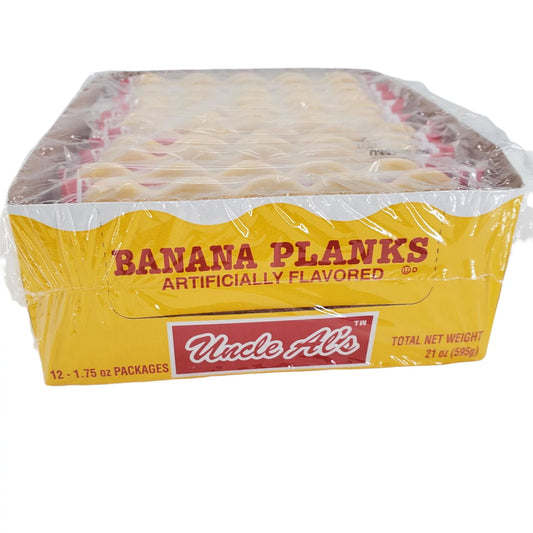 Uncle Al’s Banana Planks 1.75oz 12 Count