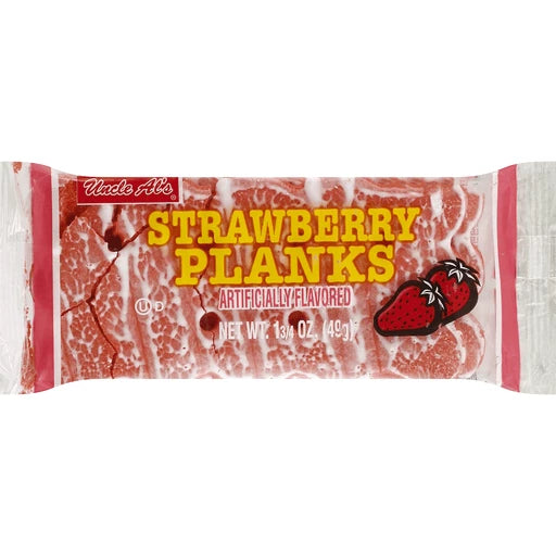 Uncle Al’s Strawberry Planks 1.75oz 12 Count