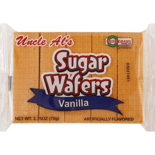 Uncle Al’s Sugar Wafers Vanilla 2.75oz 12 Count