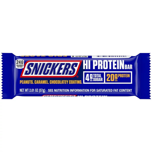 Snickers Hi Protein Bar Original 2.01oz 12 Count