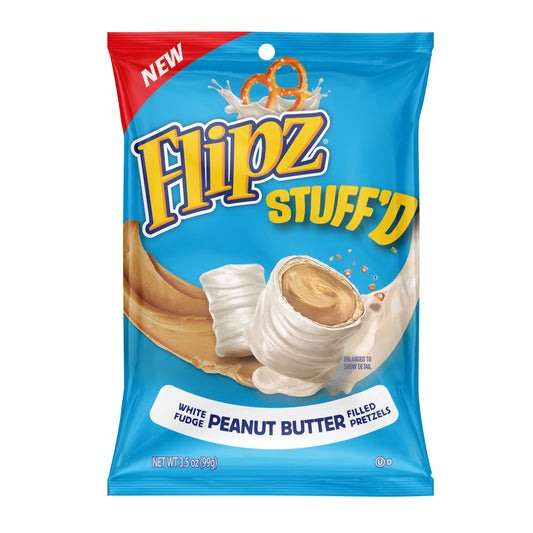 Flipz Stuff’d White Fudge Peanut Butter 3.5oz 6 Count