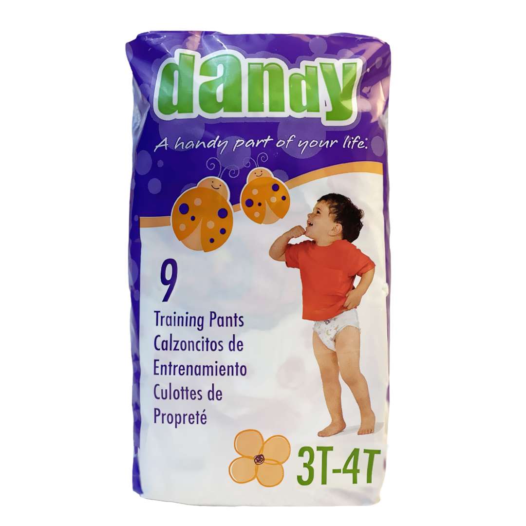 Dandy Training Pants 3T-4T 9 Count