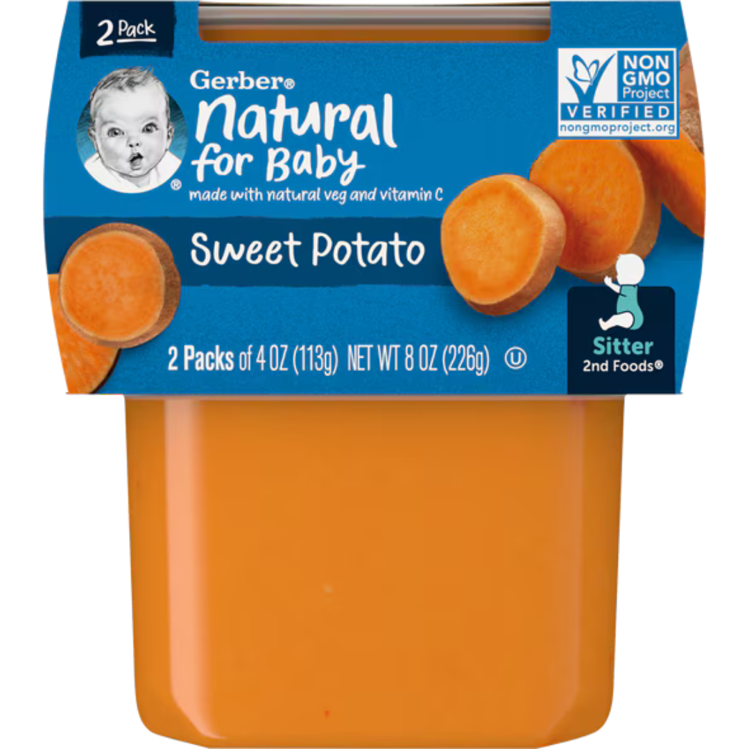 Gerber Sweet Potato 4oz 2 Count