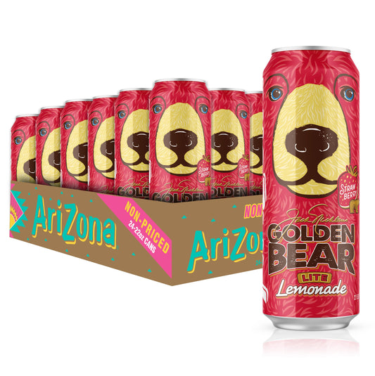 Arizona Golden Bear Strawberry Lemonade 22oz 24 Count