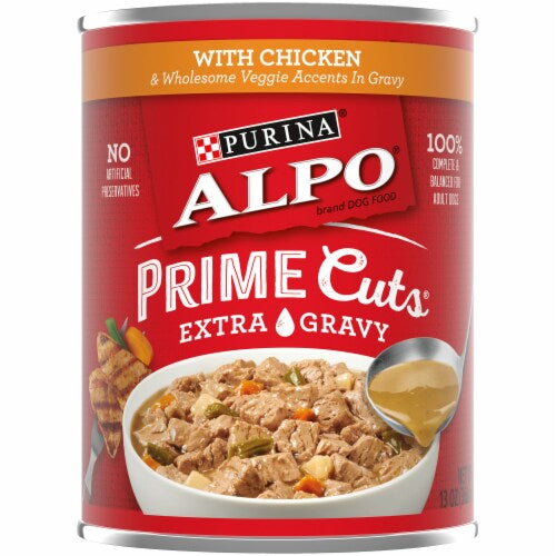 Purina Alpo Prime Cuts Extra Gravy With Chicken 13oz