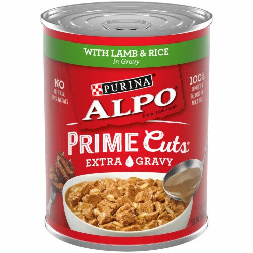 Purina Alpo Prime Cuts Extra Gravy With Lamb & Rice 13oz