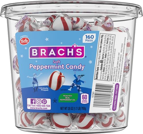 Brach’s Soft Peppermint Candy 28oz 160 Count