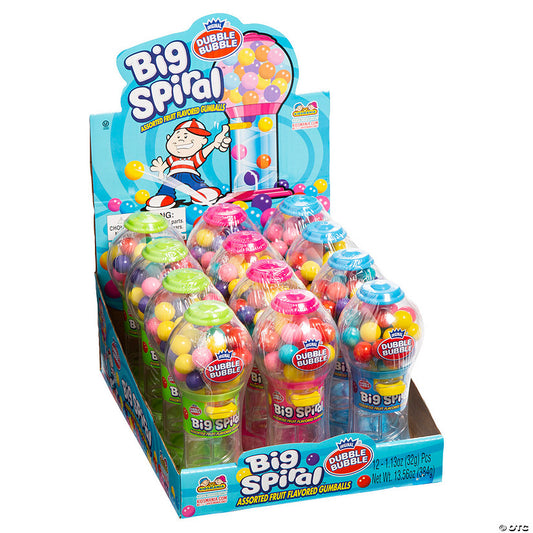 Big Spiral Dubble Bubble 1.13oz 12 Count