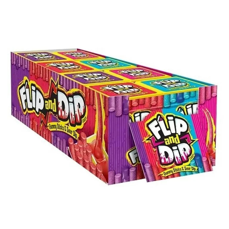 Flip and Dip Candy 3.4oz 8 Count