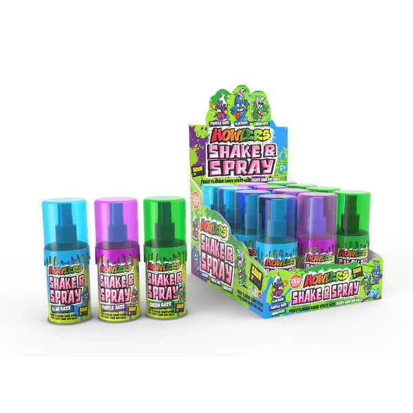 Howlers Shake & Spray Candy 2.03oz 12 Count