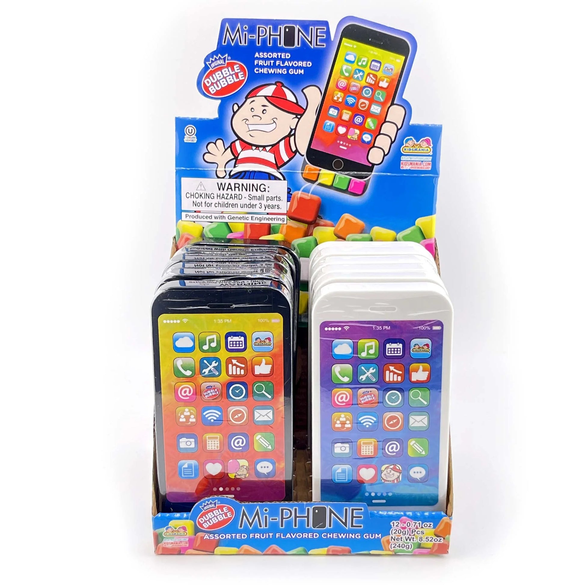 Dubble Bubble Mi-Phone 0.71oz 12 Count