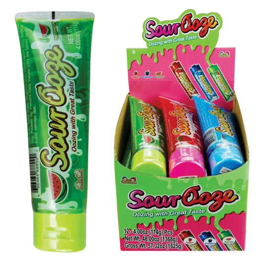 Ooze Tube Sour 4oz 12 Count