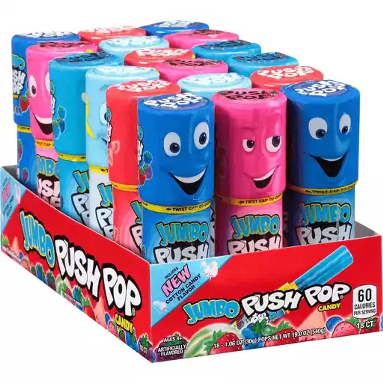 Push Pop Jumbo 1.06oz 18 Count