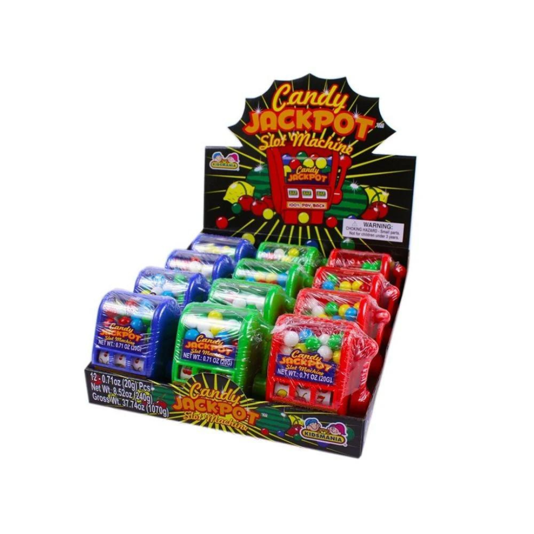 Candy Jackpot Slot Machine 0.71oz 12 Count