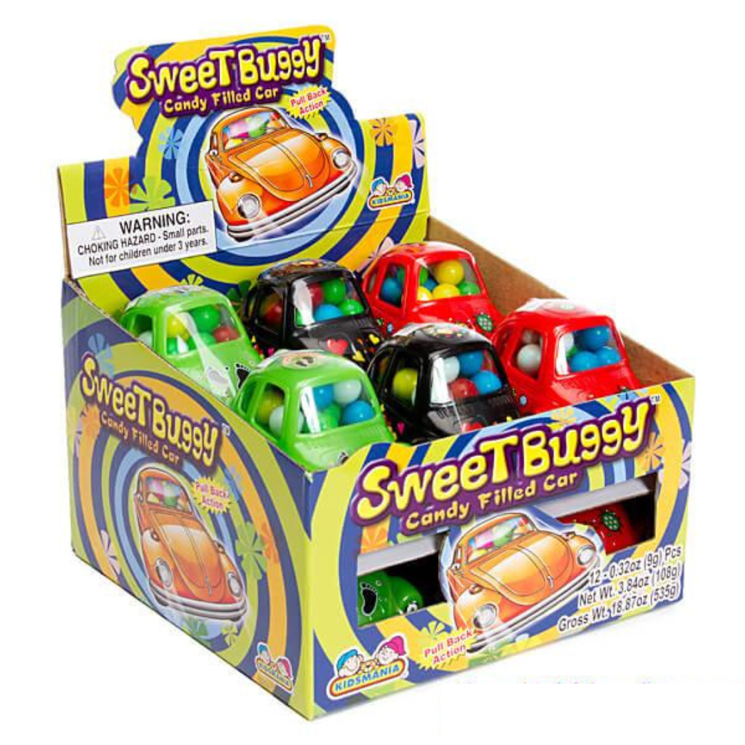 Sweet Buggy Candy Filled Car 0.32oz 12 Count