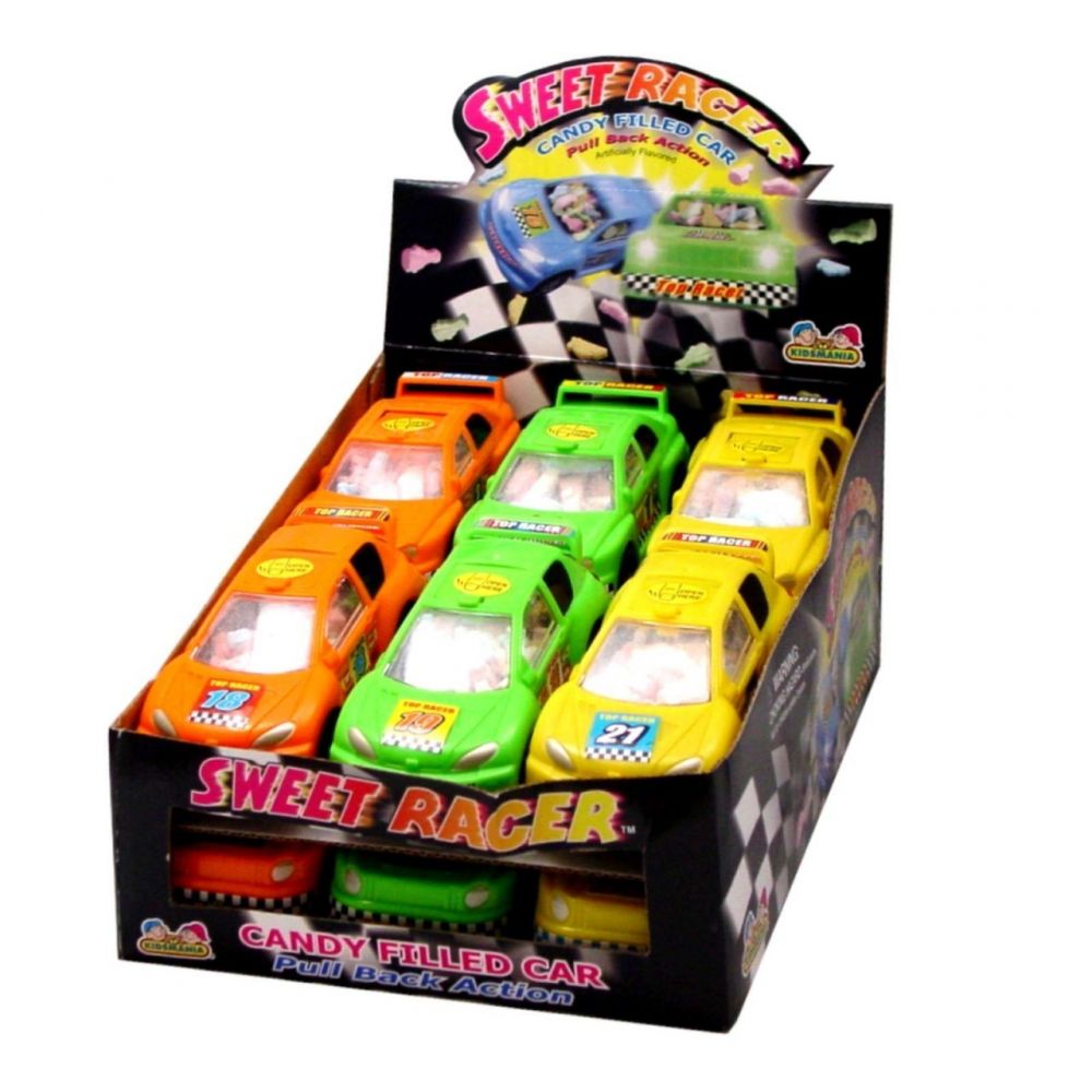 Sweet Racer Candy Filled Car 0.42oz 12 Count