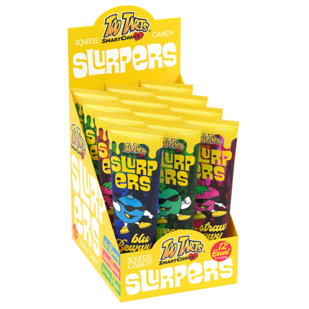 Too Tarts Slurpers Squeeze Candy 4oz 12 Count