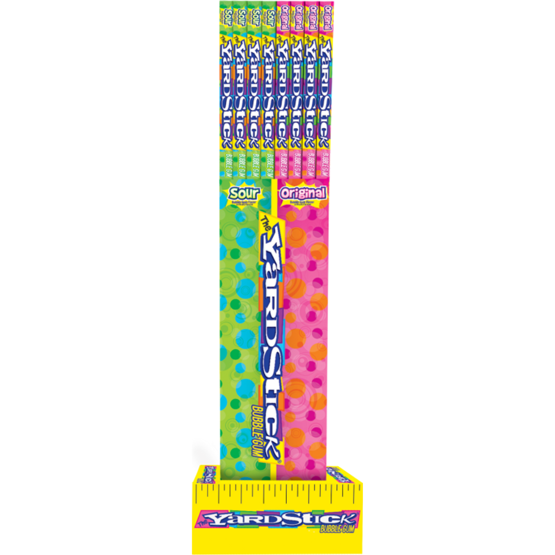 Yardstick Bubble Gum Original/Sour 3oz 48 Count