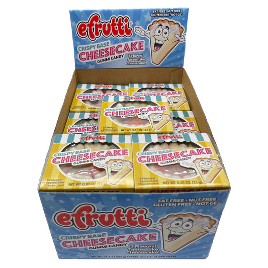 Efrutti Cheesecake Gummi Candy 0.81oz 30 Count