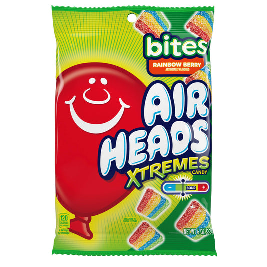 Airheads Xtremes Bites Rainbow Berry 6oz