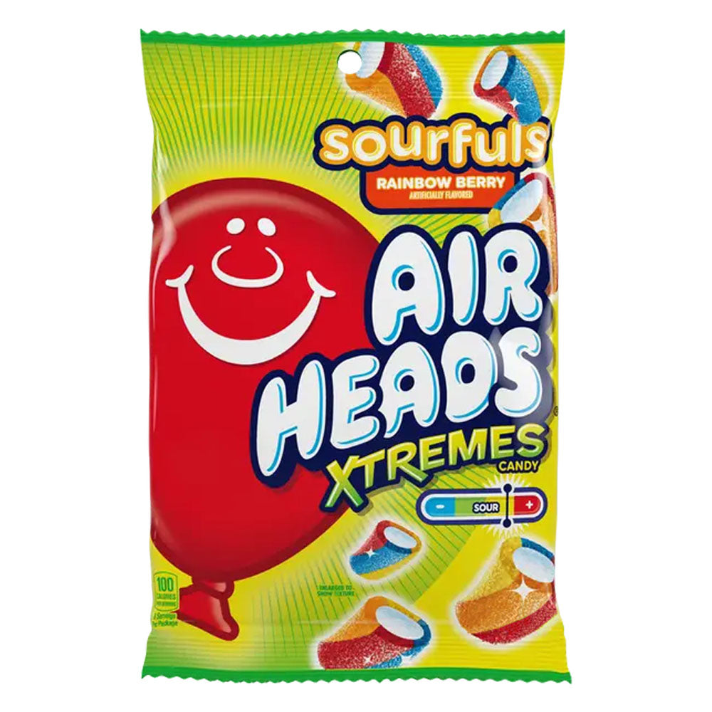 Airheads Xtremes Sourfuls Rainbow Berry 3.8oz