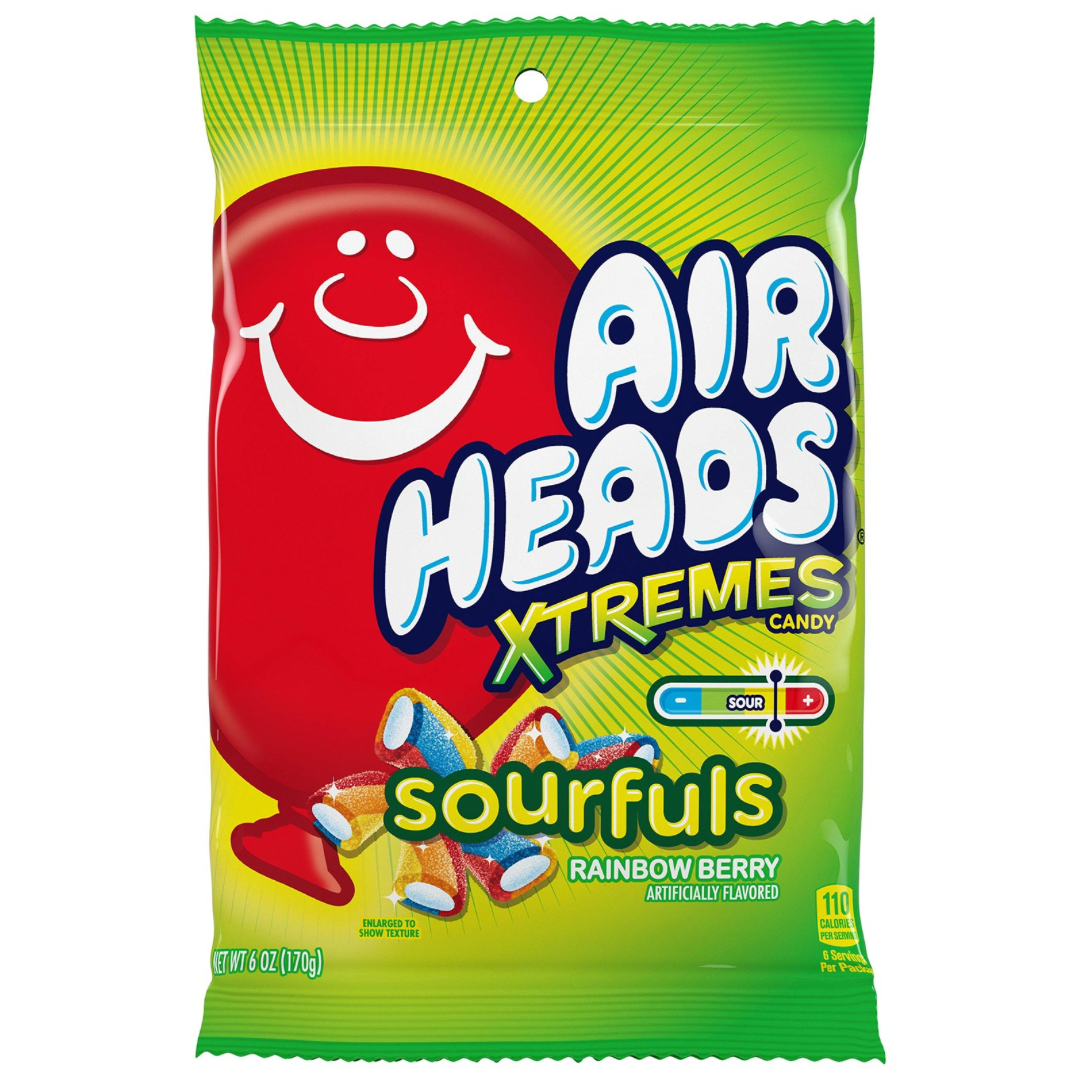 Airheads Xtremes Sourfuls Rainbow Berry 6oz