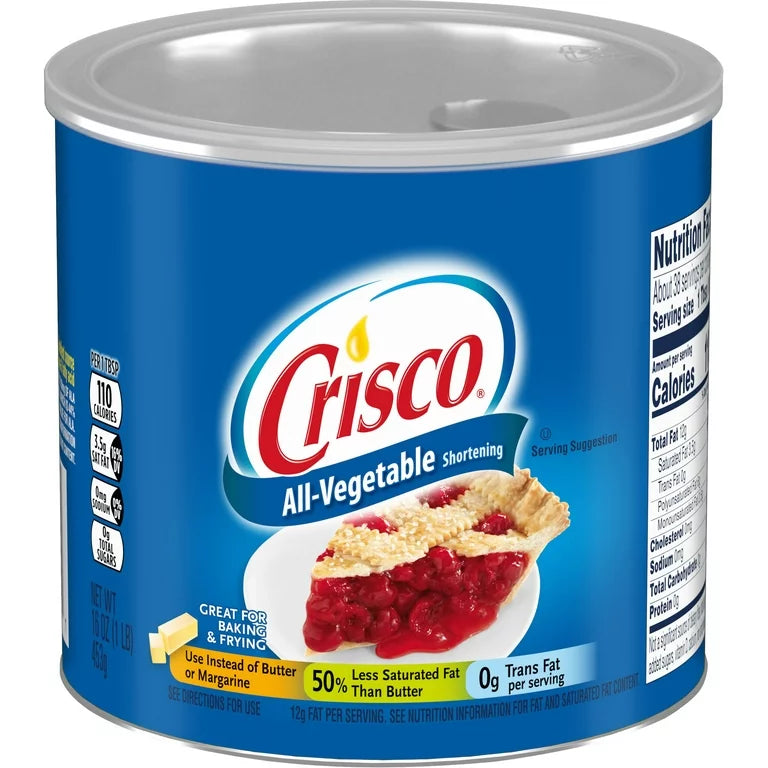 Crisco All-Vegetable Shortening 16oz